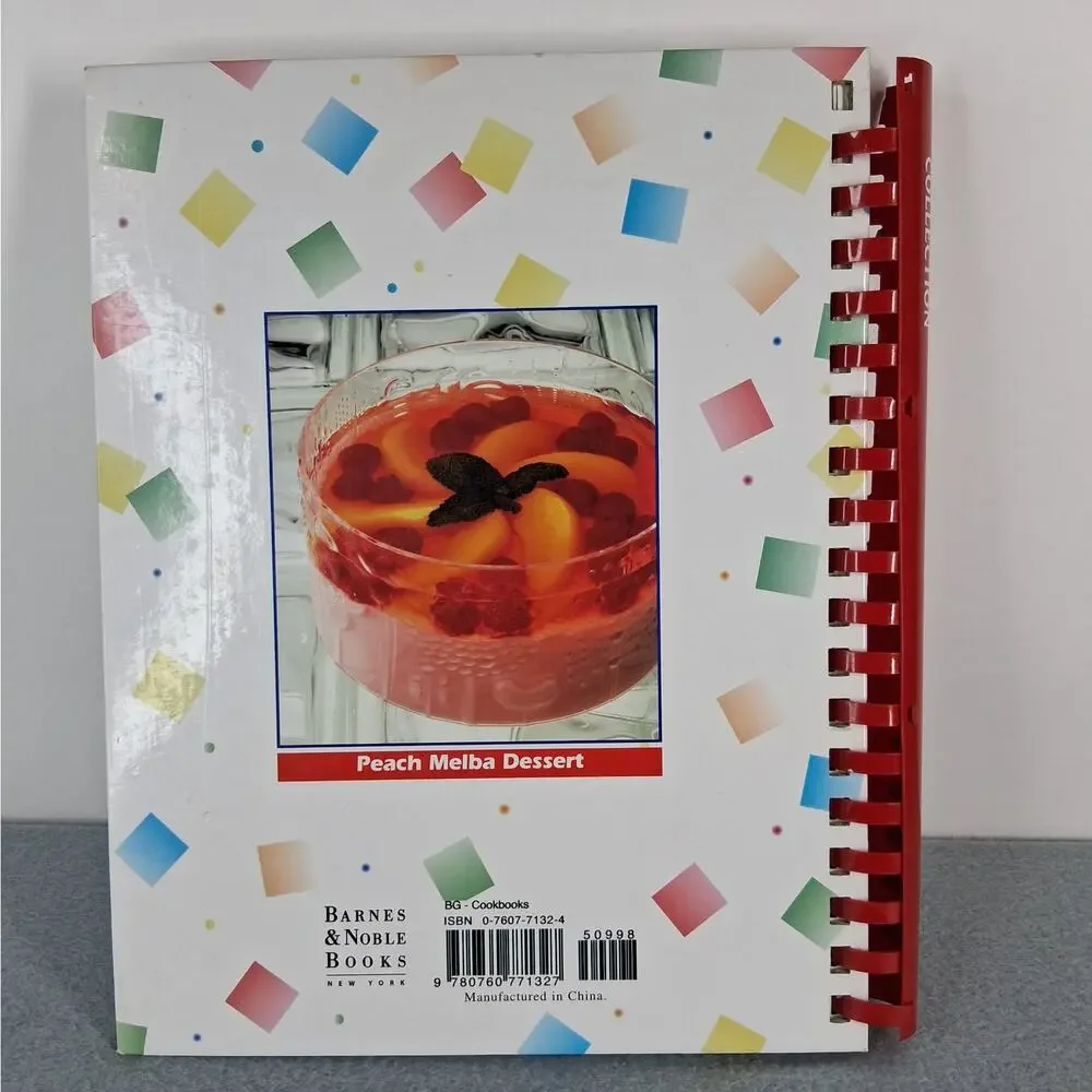 Jell-o Brand Collection Recipes Cookbook Hard Cover Comb Bound 2005